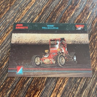 1992 Collect-A-Card Andretti Racing - [Base] #37  John Andretti