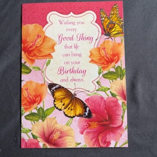 Butterfly Birthday Card (A)