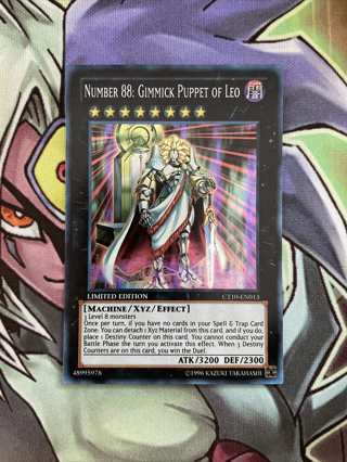 Number 88: Gimmick Puppet of Leo - CT10-EN013 - Super Rare Holographic Yu-Gi-Oh! Promo Cards TCG