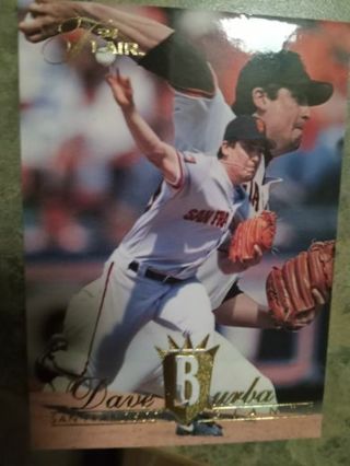 1994 FLAIR DAVE BURBA SAN FRANCISCO GIANTS BASEBALL CARD# 443