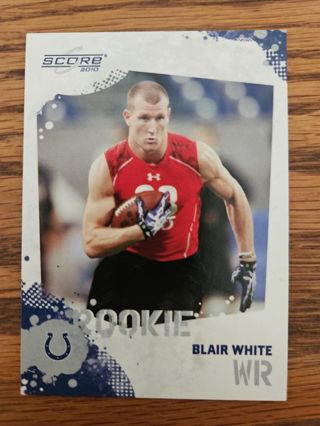 2010 Score Rookies card.