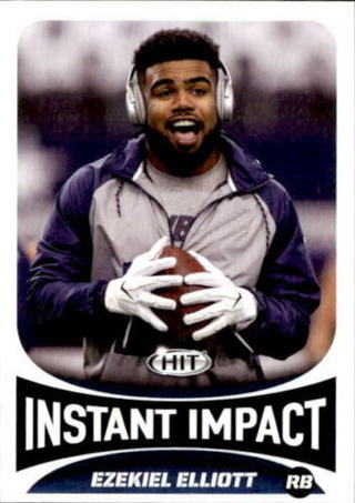 2017 SAGE HIT EZEKIEL ELLIOTT ROOKIE CARD