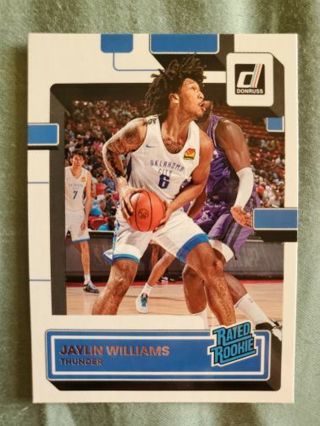 2022-23 Donruss Rated Rookie Jaylin Williams