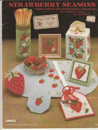 Plastic Canvas Leaflet/Booklet: Strawberry Season