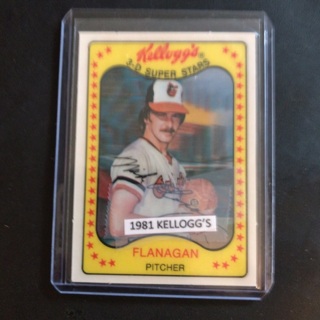 1981 Kellogg’s Mike Flanagan #60