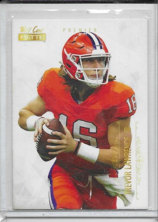 Trevor Lawrence 2021 Wild Card Matte White #MBC1