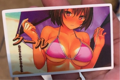 Sexy Anime Lady Decal Sticker 