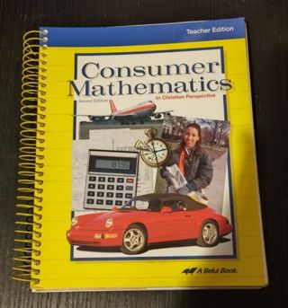 Book Consumer Mathematics Teachers Edition