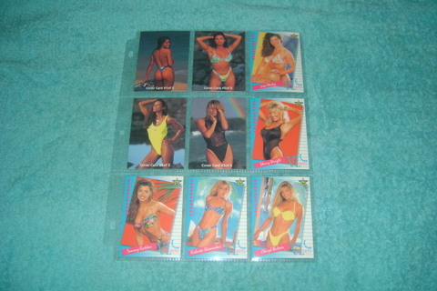 Sexy Pin Up girls MINT Trading cards in Sleeve