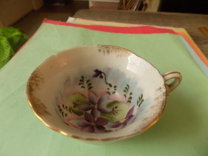 Vintage Antique? Japan hand painted Shafford Miniature porcelain tea cup violets