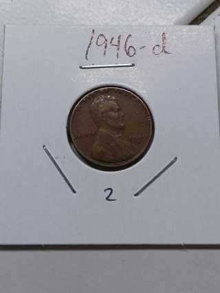 1946-D Lincoln Wheat Penny! 43.2