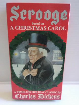 Scrooge - A Christmas Carol VHS Black and White