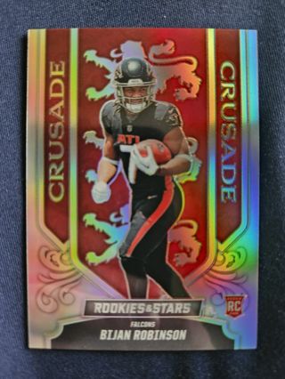 2023 Panini Rookies & Stars Crusade Silver Prizm Bijan Robinson