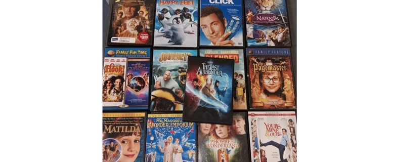 13 dvd movies like click matilda happy feet indiana jones and more