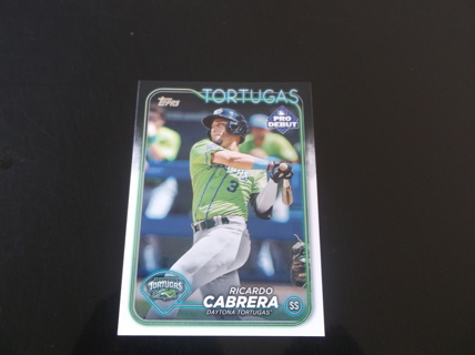 2024 Topps Pro Debut Ricardo Cabrera  card  #   pd - 84   Daytona Tortugas 