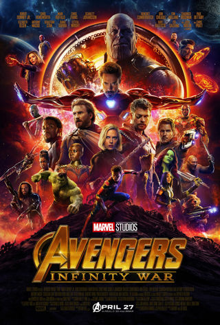 Avengers Infinity War Digital HD Movie Code, redeems on Movies Anywhere