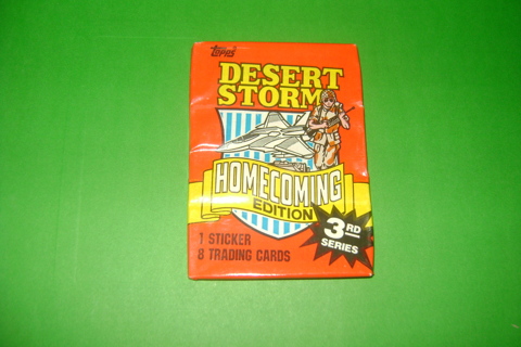 Desert Storm Trading cards 2 Packs