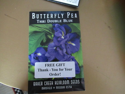 New in Package "BUTTERFLY PEA"   HEIRLOOM seeds!