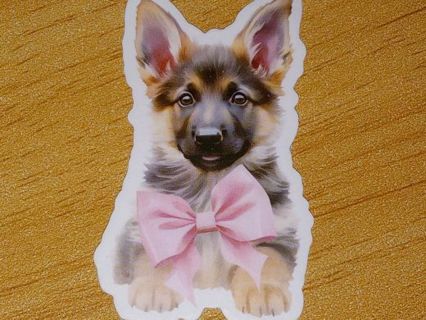 Dog Cute new one nice vinyl laptop sticker no refunds regular mail very nice quality