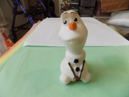 3 inch hard rubber Olaf the snowman Disney's Frozen