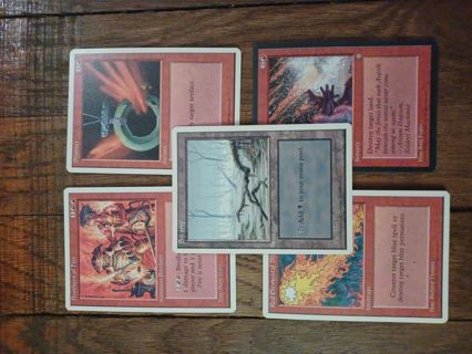 Lot of 5 mtg magic the gathering cards