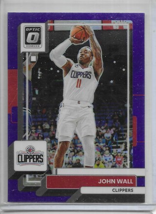 John Wall 2022-23 Optic Purple #114