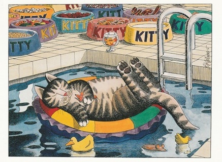 Kliban's Cats Postcard