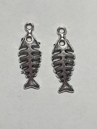 OCEAN/BEACH CHARMS~#47~SILVER~2 CHARMS~FREE SHIPPING!