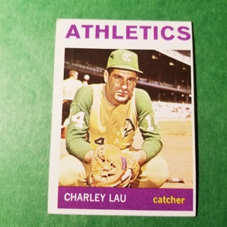 1964 - TOPPS BASEBALL CARD NO. 229 - CHARLEY LAU - A'S