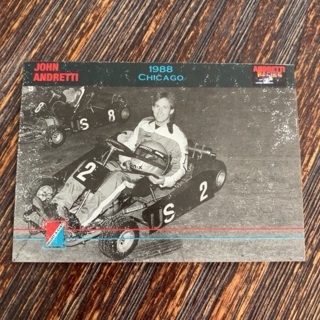 1992 Collect-A-Card Andretti Racing - [Base] #35  John Andretti