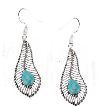 SP TURQUOISE DROP EARRINGS STYLE 1 (PLEASE READ DESCRIPTION