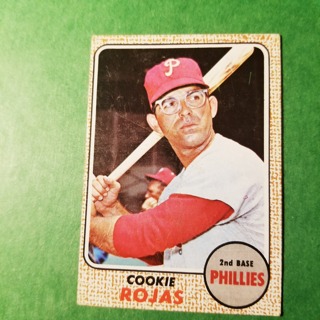 1968 - TOPPS BASEBALL CARD NO. 39 - COOKIE ROJAS - PHILLIES