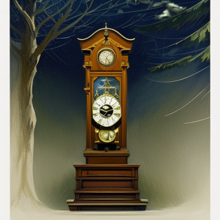 Listia Digital Collectible: Ancient Grandfather Clock