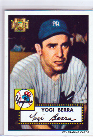 Yogi Berra, 1983 Topps Archives Baseball Card #191, New York Yankees