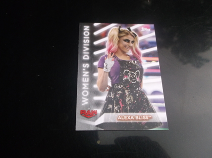 2021 Topps WWE Women's Division Roster   divas  Alexa Bliss   insert card  #   r- 1