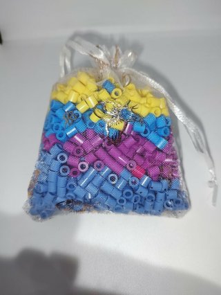 Perler Bead Mix / Blue / Purple / Yellow / Mix #2