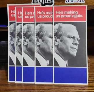 Vintage Gerald Ford Presidential Campaign Pamphlets