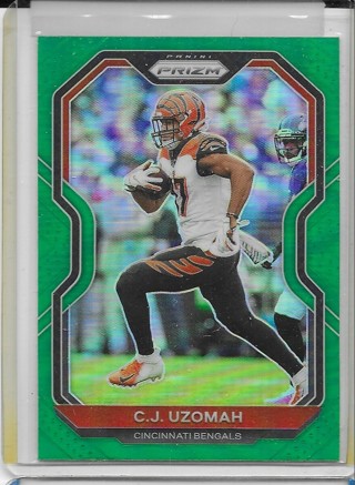 C.J. Uzomah 2020 Prizm Prizms Green #50