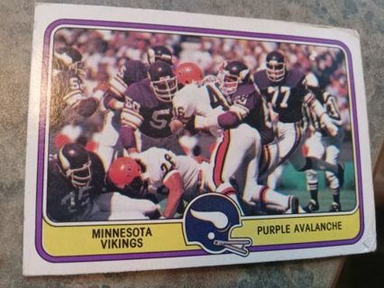 1981 FLEERCORP/NFL MINNESOTA VIKINGS FOOTBALL CARD# 30 OF 88