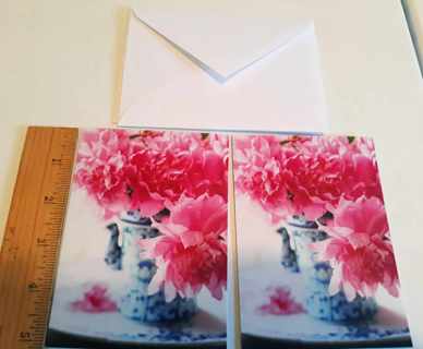 2 Floral Notecards (with Envelopes)