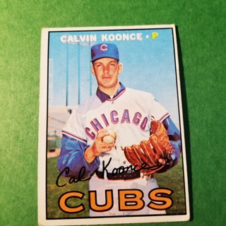 1967 - TOPPS EXMT - NRMT BASEBALL - CARD NO. 171 - CALVIN KOONCE  - CUBS