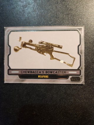 2013 Topps Star Wars Galactic Files Series 2 - Chewbacca's Bowcaster #631