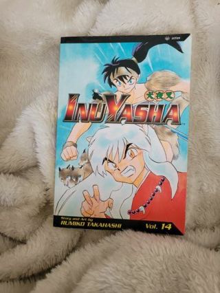 INUYASHA VOL 14 VERY GOOD MANGA PLUS MYSTERY BOOKMARKERS