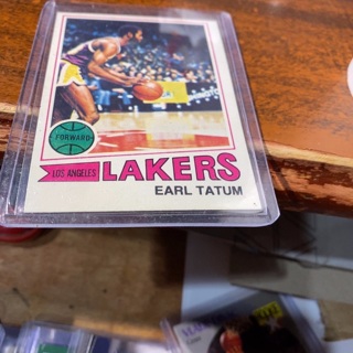 1977 topps Earl Tatum basketball card 