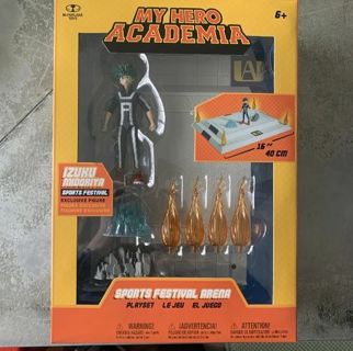 McFarlane My Hero Academia Anime Deku Sports Festival Arena and Izuku Midoriya Playset