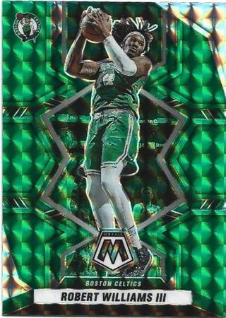 2021-22 MOSAIC ROBERT WILLIAMS III GREEN PRIZM REFRACTOR CARD