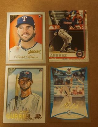 4 rookie card lot, stars, parallel