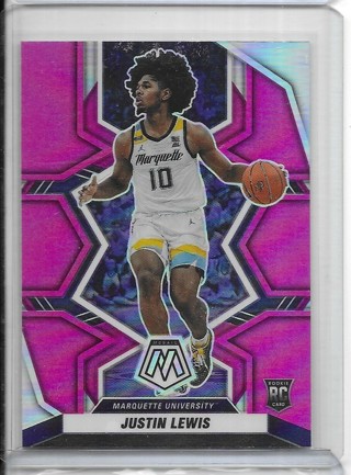 Justin Lewis 2022-23 Chronicles Mosaic Pink #20