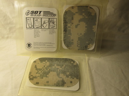 (3) Source One Tactical Military Grade Uniform Patches- Digital Camo - factory sealed in rubber