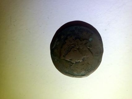 1834 large cent old us coin